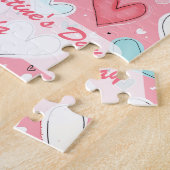 Puzzle Bright Happy Valentine's Day Custom Heart Rainbow (Côté)