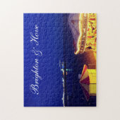 Puzzle Brighton et Hove Beach en soirée (Vertical)