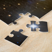 Puzzle Brillant violet doré et bleu starfield amusant gal (Côté)