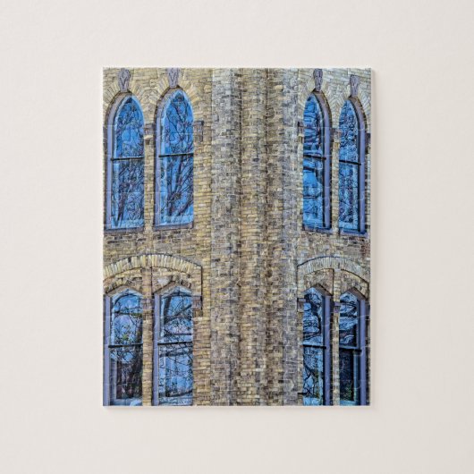 Puzzle Briques et verre - 8x10 - 110 pièces. (Vertical)