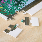 Puzzle Brisbane Australie poster de voyage tropical (Côté)