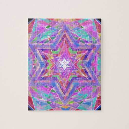 Puzzle Brise l'étoile en cristal (Vertical)