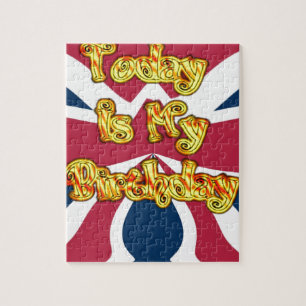 Puzzle British Birday Gifts Art Print