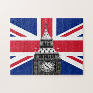 Puzzle British Flag & Big Ben - Londres, Royaume-Uni /fan