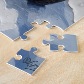 Puzzle Brittany Spaniel Christmas Red Truck Holiday (Côté)