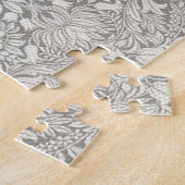 Puzzle brocade en dentelle blanche élégante (Côté)