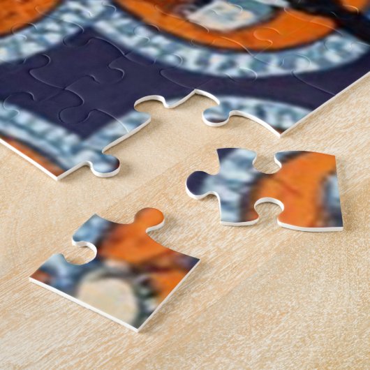 Puzzle Broderie bleue (Côté)