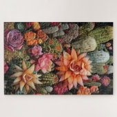 Puzzle Broderie du jardin de Cactus (Horizontal)