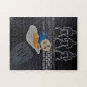 Puzzle Broken Then Fried Peinture par Alfred Fox (Horizontal)