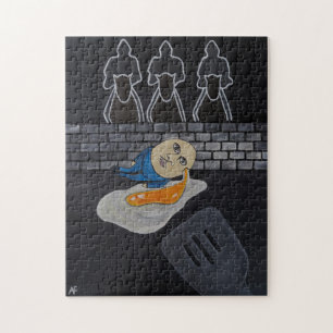 Puzzle Broken Then Fried Peinture par Alfred Fox
