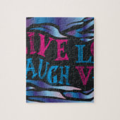 Puzzle Broken Zebra Chalkboard (Vertical)