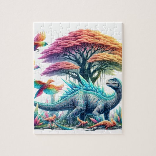 Puzzle brontosaurus doux (Vertical)