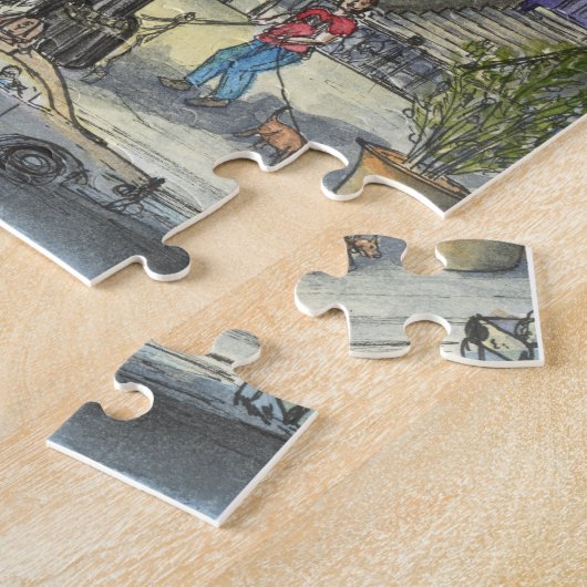 Puzzle Brooklyn au coucher (Côté)