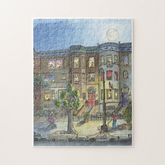 Puzzle Brooklyn au coucher (Vertical)