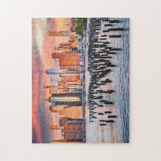 Puzzle Brooklyn bridge in New York Legpuzzel (Verticaal)