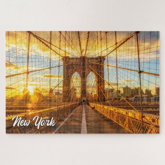 Puzzle Brooklyn Bridge, New York, États-Unis (Horizontal)
