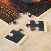 Puzzle Brooklyn Bridge Sunrise - Un Voyage Étonnant (Côté)