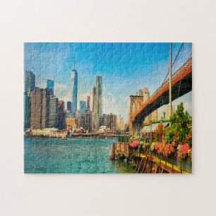 Puzzle Brooklyn Skyline.