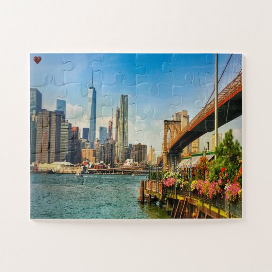 Puzzle Brooklyn Skyline New York (Horizontal)