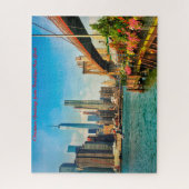 Puzzle Brooklyn Skyline.voeux de Noël (Vertical)
