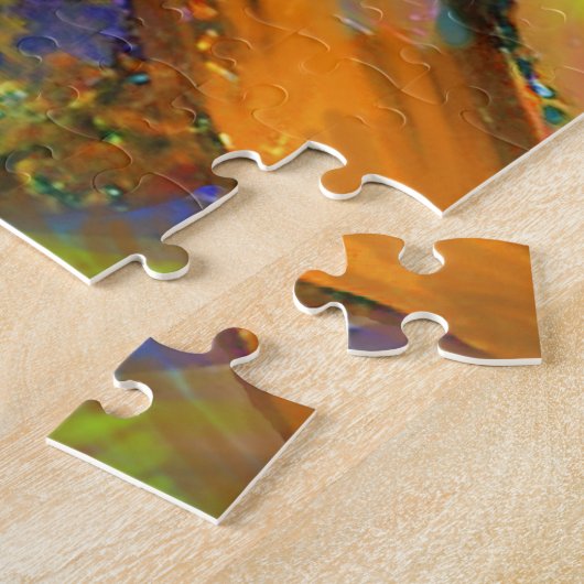 Puzzle Brosses couleur en jaune (Côté)