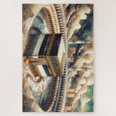 Puzzle Brown Al Kaaba (Vertical)