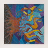 Puzzle Brûler la mosaïque de Bush (Horizontal)