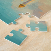 Puzzle Brunei Illustration Voyage Art Vintage (Côté)