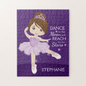 Puzzle Brunette Ballerina (Vertical)