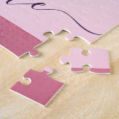 Puzzle Brunette Girl Rollerblading Skater Nom (Côté)