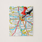 Puzzle Bruxelles, Bruxelles, Bruxelles en Belgique (Vertical)