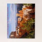 Puzzle Bryce Canyon Utah. voeux de Noël (Vertical)