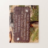 Puzzle Bryce Canyon Utah. voeux de Noël (Vertical)