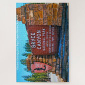 Puzzle Bryce Canyon Utah.voeux Noël (Vertical)