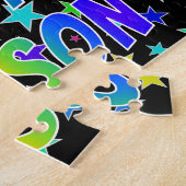 Puzzle "BRYSON" Prénom, Amusant "HEUREUX ANNIVERSAIRE" (Côté)