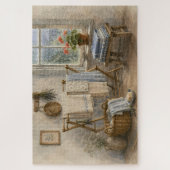 Puzzle Buanderie de Cottage Jour de Pluie (Vertical)
