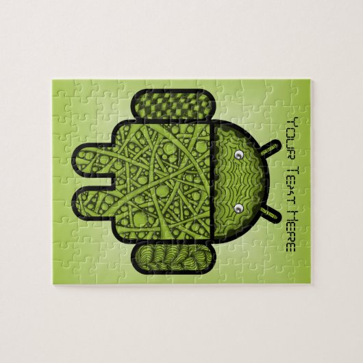 Puzzle Bubbles Doodle Character pour le robot Android™ (Horizontal)