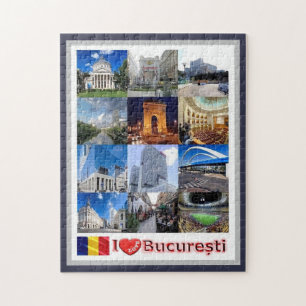 Puzzle Bucarest I Love - Roumanie -