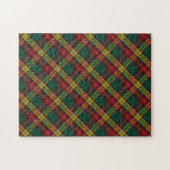 Puzzle Buchanan Clan Tartan Plaid Motif difficile (Horizontal)