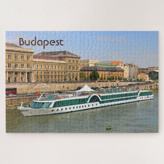 Puzzle Budapest : Bateau de croisière sur le Danube, Hong (Horizontal)