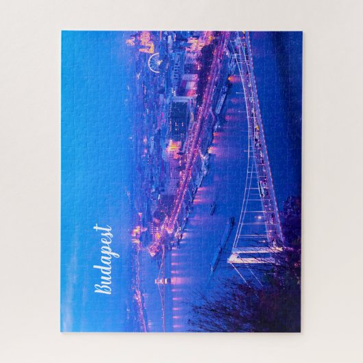 Puzzle Budapest Hongrie par nuit (Vertical)