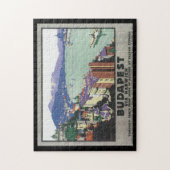 Puzzle Budapest par l'intermédiaire d'affiche de voyage (Vertical)