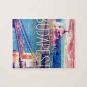 Puzzle Budapest - vintage-poster (Horizontal)