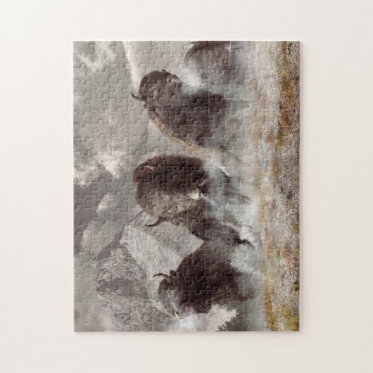 Puzzle Buffalo (Vertical)
