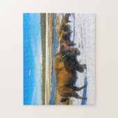 Puzzle Buffalo Montana. (Vertical)