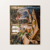 Puzzle Buffet Gourmet pour Chat Gâté (Vertical)