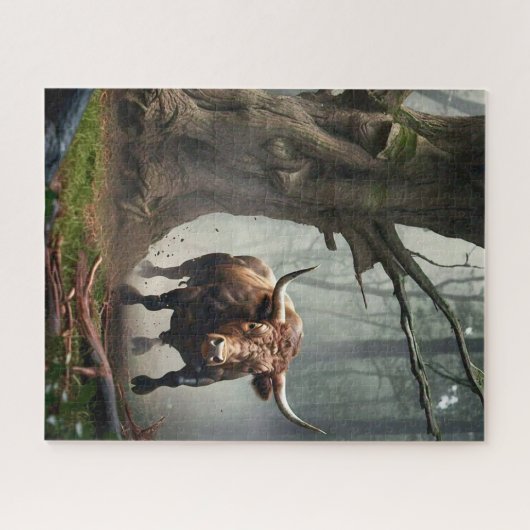 Puzzle Bull (Horizontal)