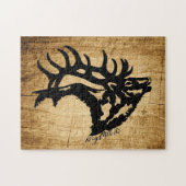 Puzzle Bull Elk (Horizontal)