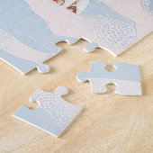 Puzzle Bull Mastiff Chien hiver Merveilles pays Noël Joie (Côté)