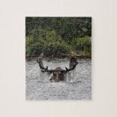 Puzzle Bull Moose (Vertical)